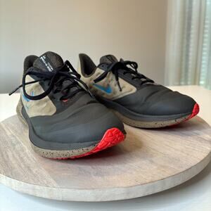 Nike Men's Air Winflo 9 Shield Medium Ash Laser Blue Sneakers DM1106-200 Sz 8.5